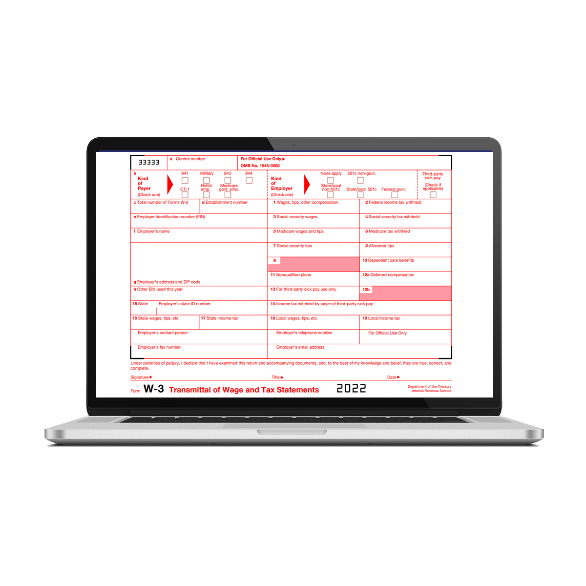 Form W-3

