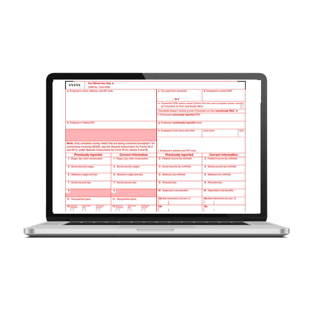 Form W-2c
